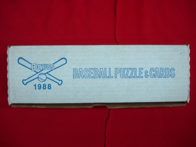 1988 Donruss Baseball Card Set Factory Sealed