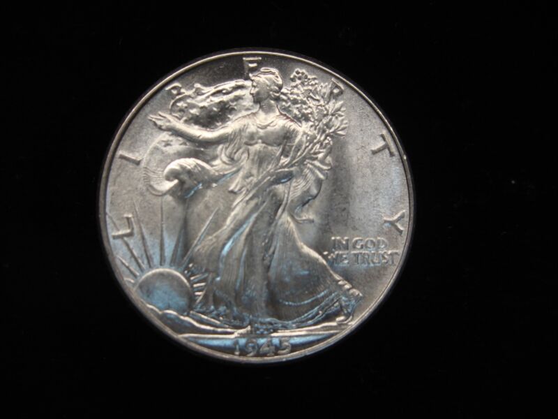 1945 Walking Liberty Half Dollar