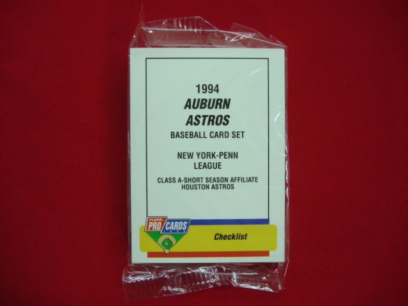 1994 Fleer ProCards Auburn Astros MiLB Team Set