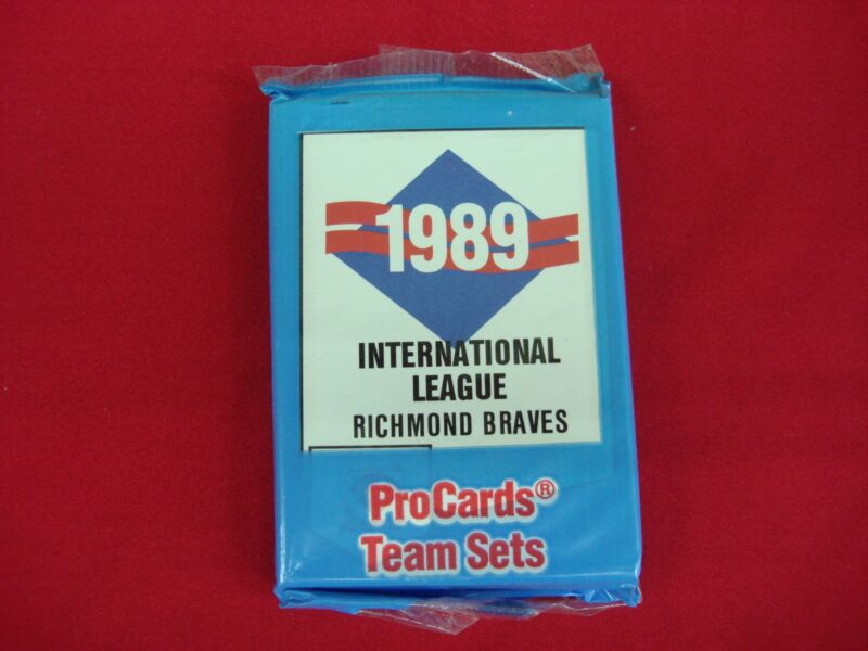 1989 Richmond Braves ProCards MiLB Team Set
