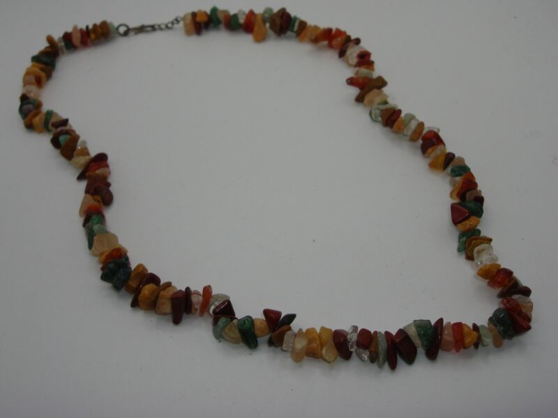 Vintage mid-century gemstone choker necklace