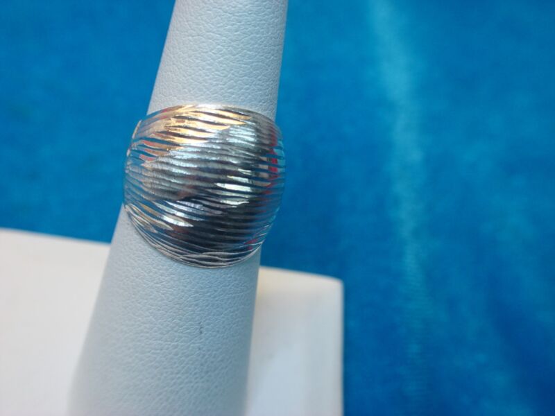 Vintage Italian Milor Sterling Silver Ring (925) Size 6