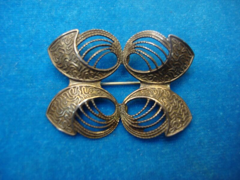 Vintage Beau Sterling Art Deco Pin