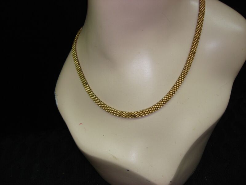 Antique Victorian Gold Filled Mesh Necklace