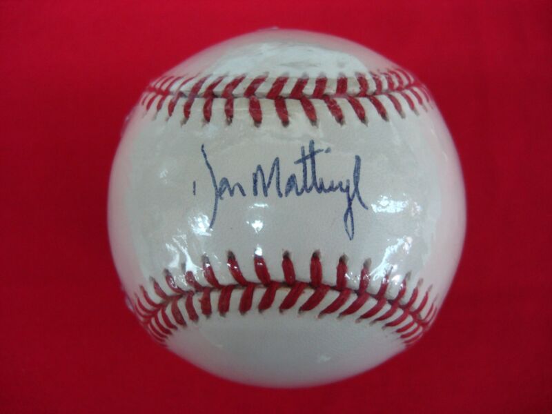 Don Mattingly Autographed Baseball with Score Board Inc COA