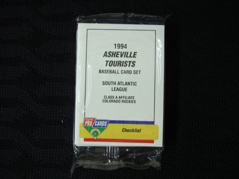 1994 Fleer Procards Asheville Tourists MiLB Team Set