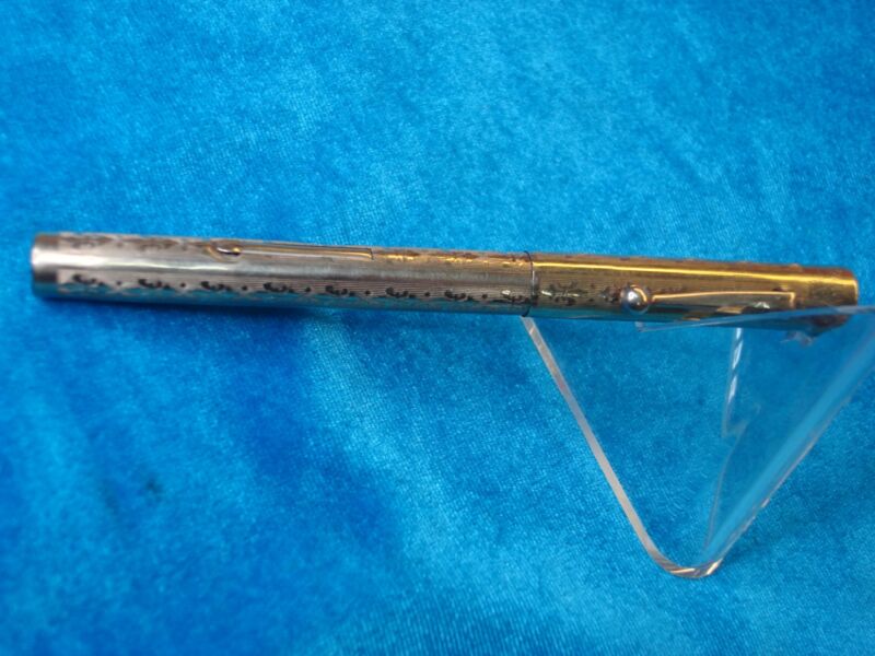 Vintage Redipoint Rolled Gold Fountain Pen - Barrel & Cap - Excellent Condition