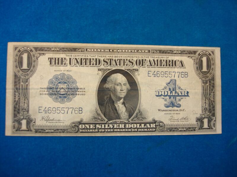 1923 Large Size Silver Certificate $1
