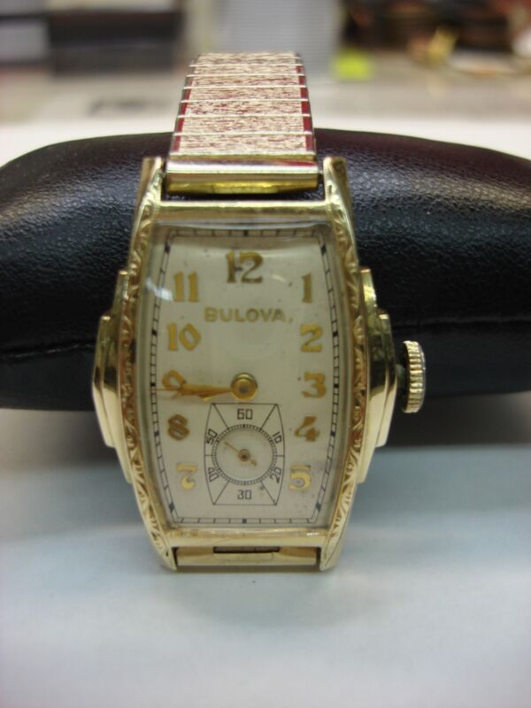 Vintage Bulova 10K Gold Filled Wristwatch –  21 Jewels, Classic Clipper Style