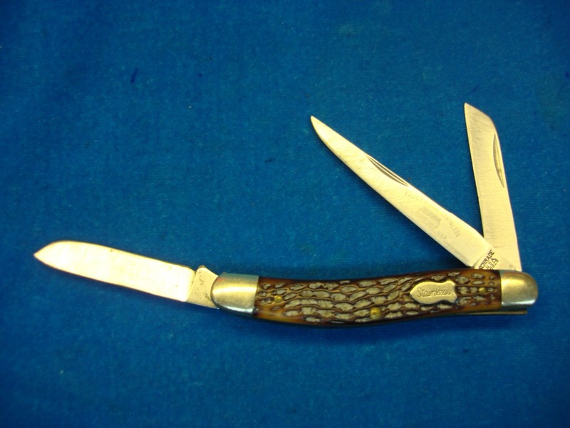 Used Schrade Stockman 3-Blade Knife (SS825) ready for work