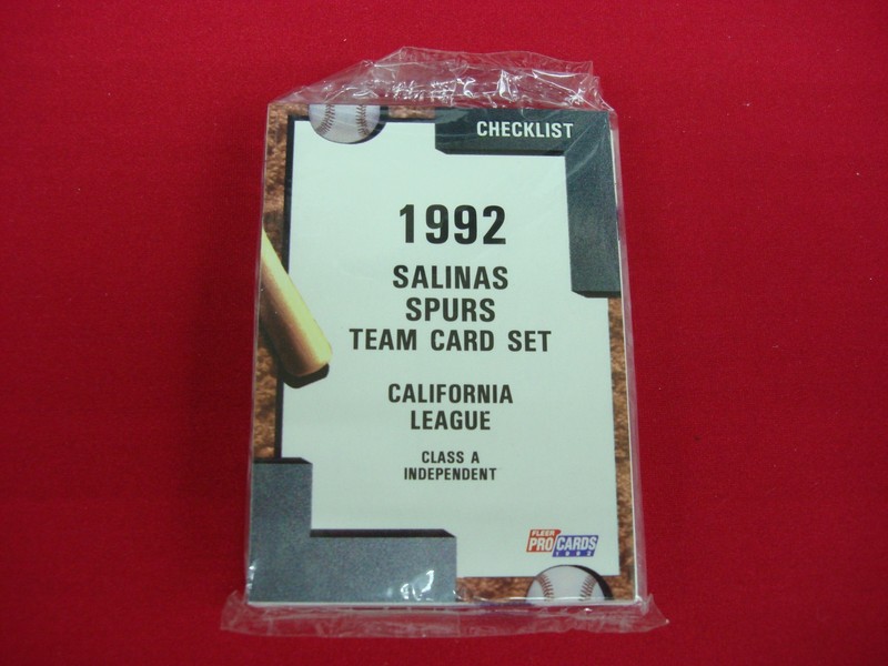 1992 Salinas Spurs Fleer ProCards Team Set