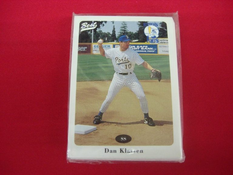 1996 Stockton Ports Minor League Baseball Team Set