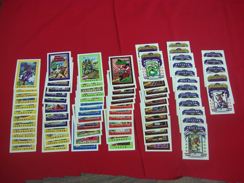 Vintage 1991 G.I. Joe Series 1 Trading Card Lot (75+ Cards) - Hasbro / Impel
