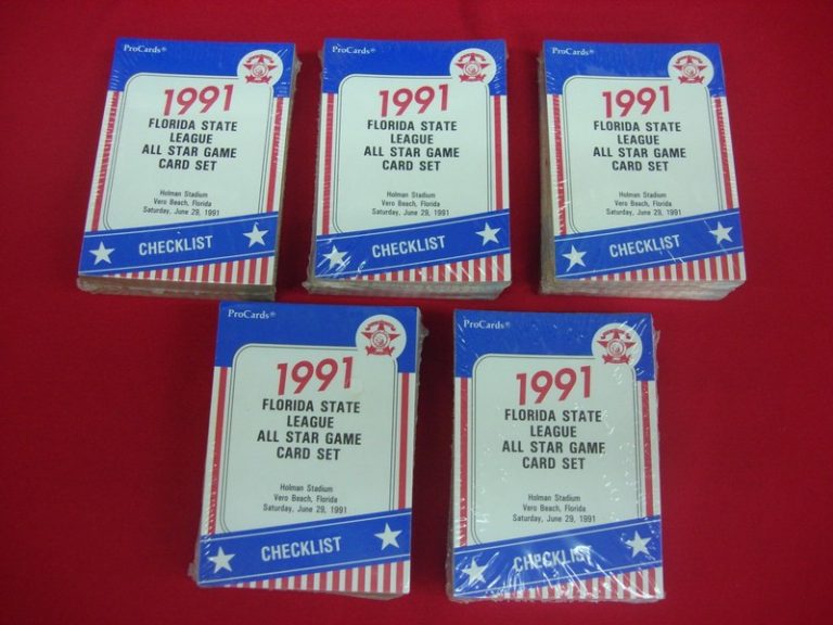Factory sealed set of 1991 Florida State League All-Star Procards