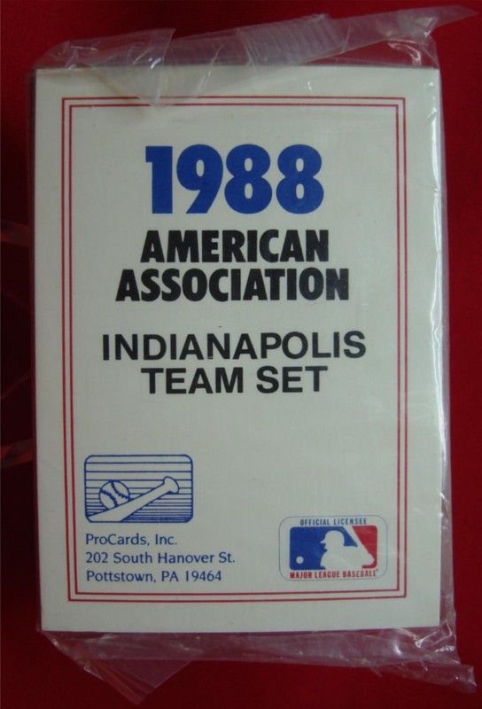 1988 Indianapolis Indians ProCards MLB Team Set with Randy Johnson