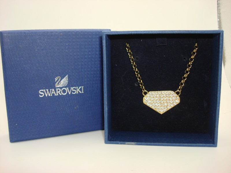 Vintage Swarovski Crystal Pendant Necklace