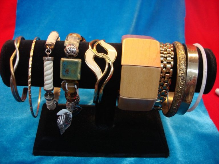 10 unique vintage costume bracelets, estate collection