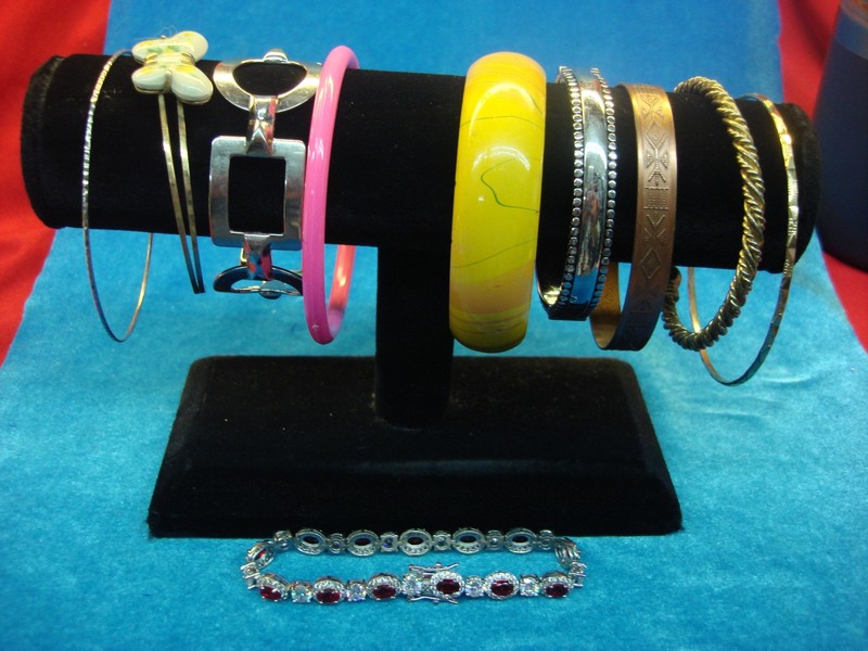 Vintage costume bracelet lot of 10, estate find