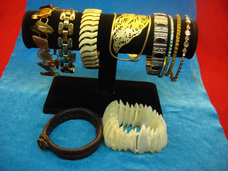 Vintage costume bracelets lot of 10