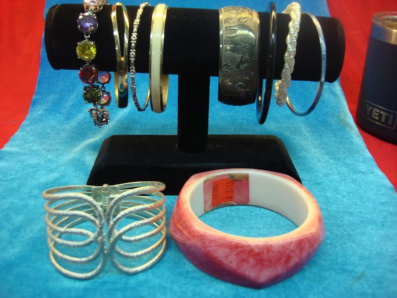 Vintage costume bracelet lot of 10