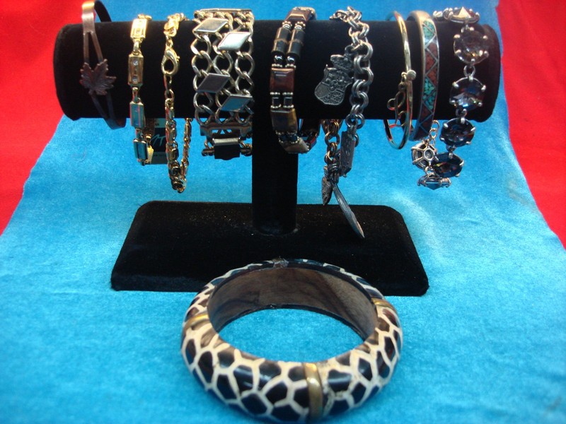 Vintage costume bracelet lot of 10