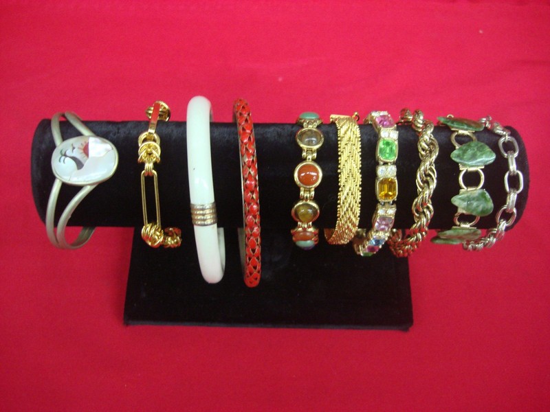 Vintage costume bracelet lot of 10