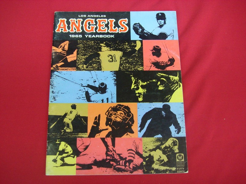 1965 Los Angeles Angels vintage baseball yearbook