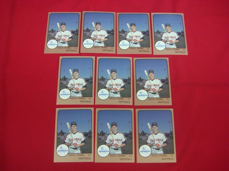 Travis Fryman 1988 ProCards Fayetteville Generals MLB Minor League Card Lot