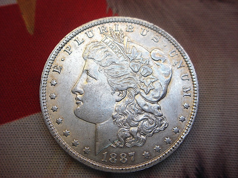 1887-O Morgan Dollar in excellent condition