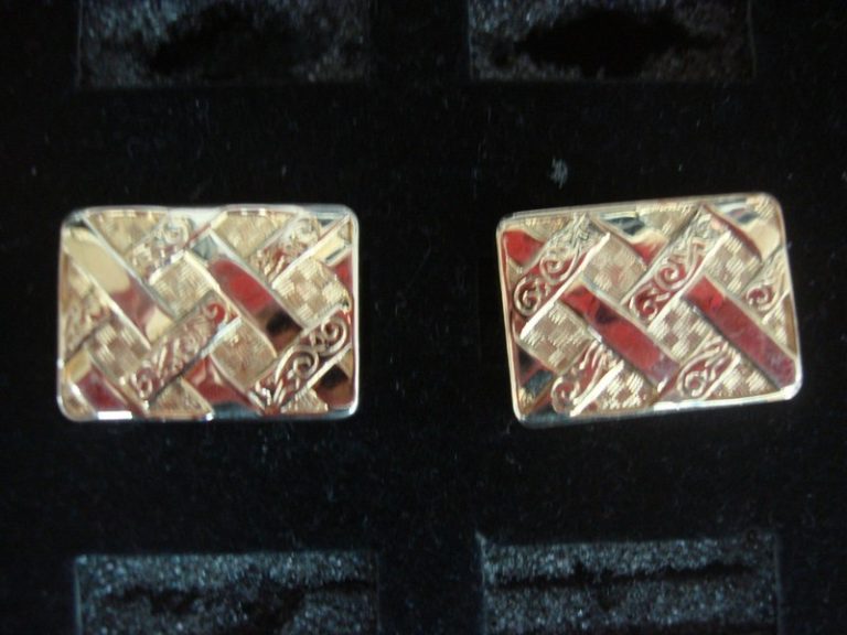 Vintage Spiedel gold-tone cufflinks #48
