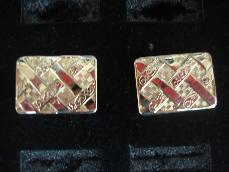 Vintage Spiedel gold-tone cufflinks #48