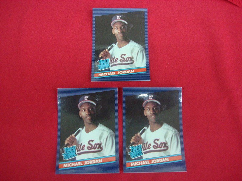 1990 Fun City Michael Jordan Rookie Cards (Chicago White Sox) - Donruss Rated 1986 Set