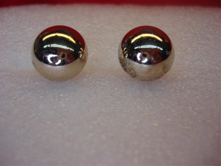 Vintage gold-tone cufflinks with domed tops
