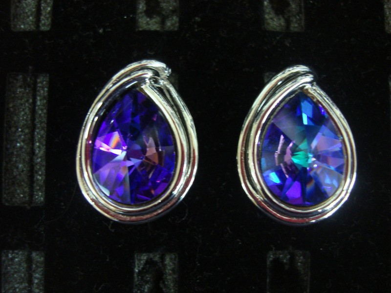 Vintage silver-tone cufflinks, unique pair #317