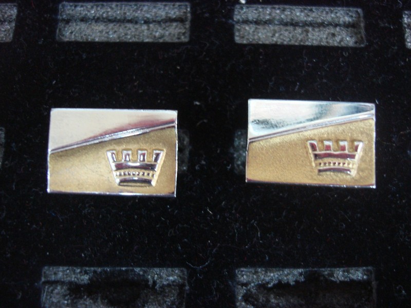 Vintage Silver & Gold Tone Cufflinks - Unique Pair #321