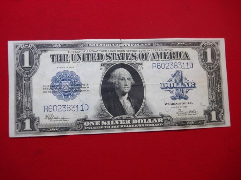 1923 $1 Silver Certificate - Speelman/White, High Grade, Excellent Condition
