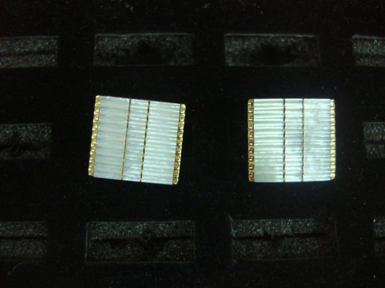 Vintage Austrian Gold Tone Cufflinks