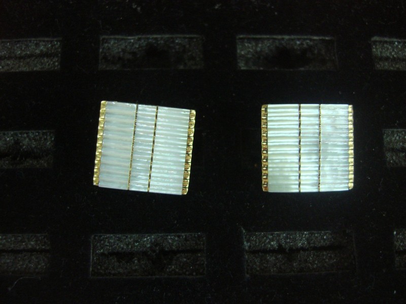 Vintage Austrian Gold Tone Cufflinks