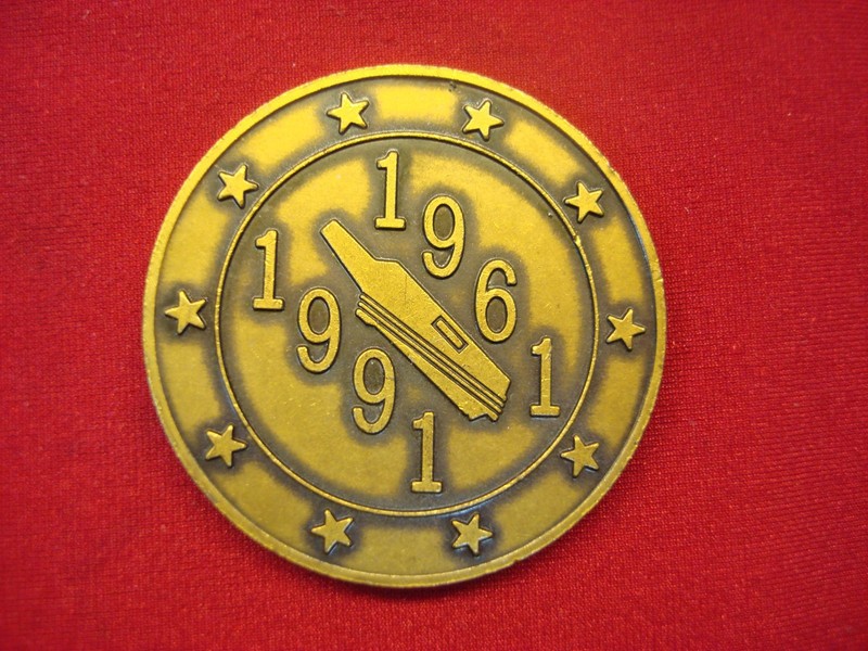 1961-1991 USS Constellation 30th Anniversary Challenge Coin
