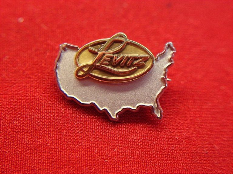 Vintage Levitz Furniture Store Service Award Pin