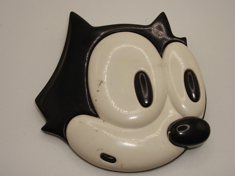 Vintage 1988 Felix the Cat Lucite Pin