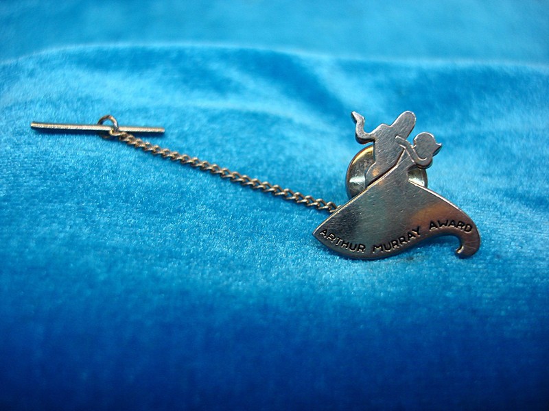 Vintage Arthur Murray Award Lapel Pin Tie Tac #453