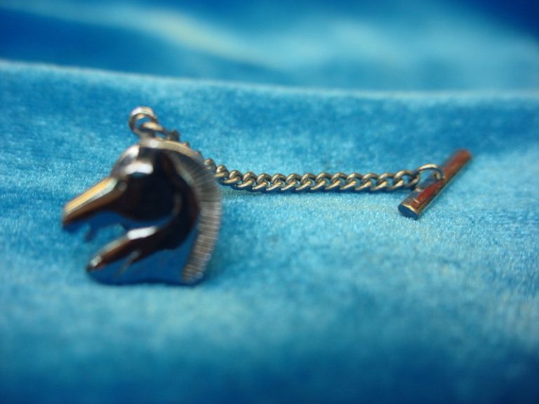 Vintage Avon Trojan Horse Tie Tac/Lapel Pin