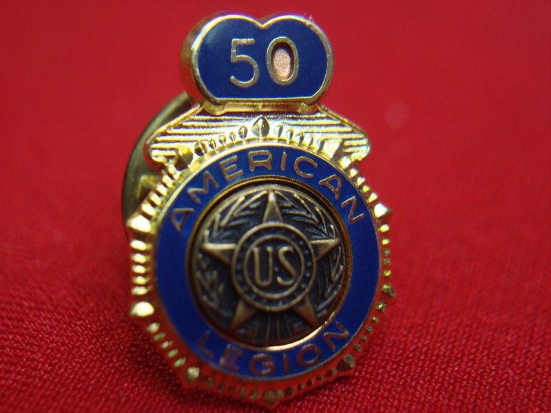 Vintage American Legion 50 Year Lapel Pin