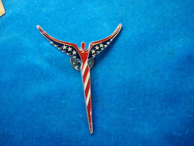 Steven Lavaggi American Angel Lapel Pin