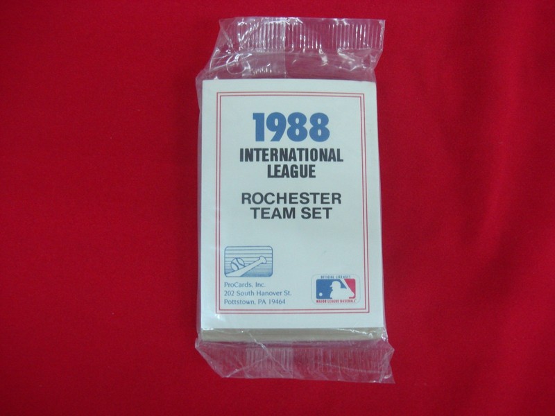 Vintage 1988 ProCards Minor League Baseball Set of the Rochester Red Wings