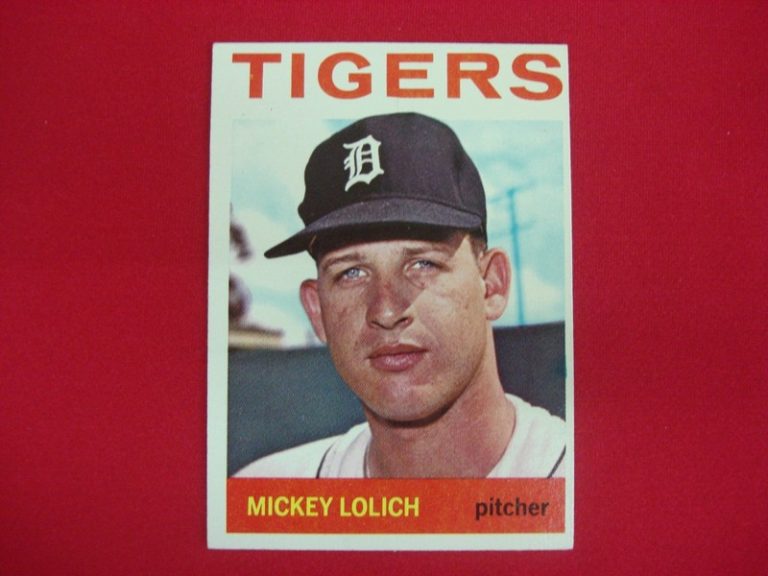 1964 Topps Mickey Lolich Rookie Baseball Card #128 RC