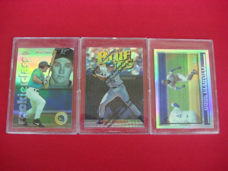 Mike Sweeney rookie baseball cards - Topps Chrome & Finest