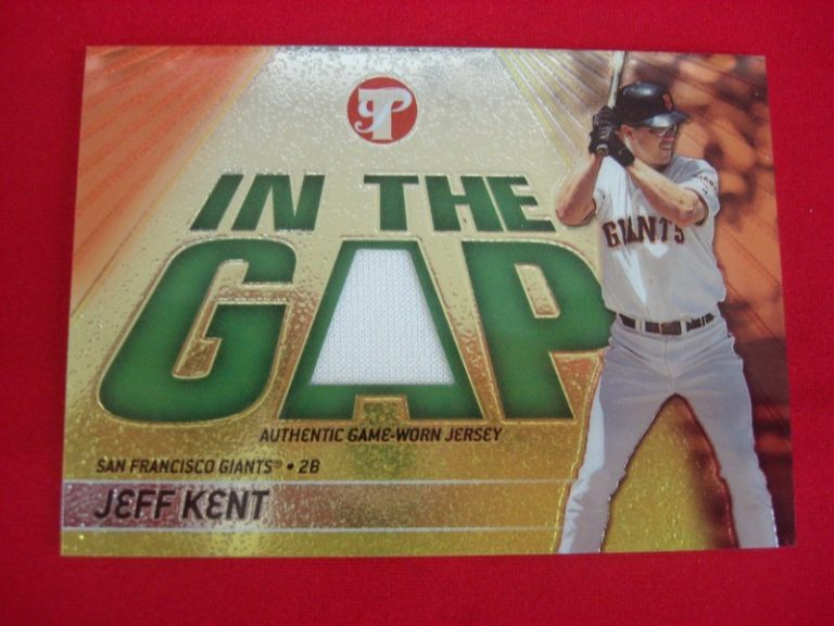 2002 Topps Pristine Jeff Kent Jersey Card #IG-JK (0017/1000)