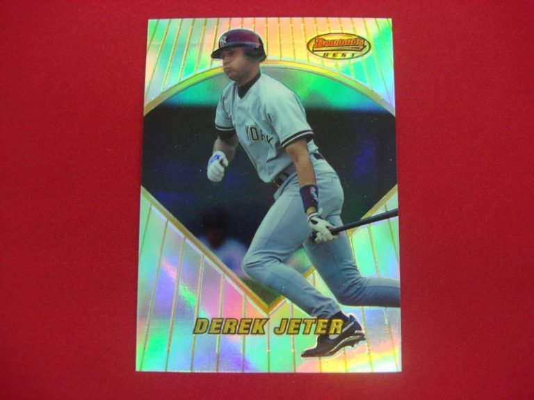 Derek Jeter 1996 Bowman's Best Previews Refractor Rookie Card #BBP 15 RC